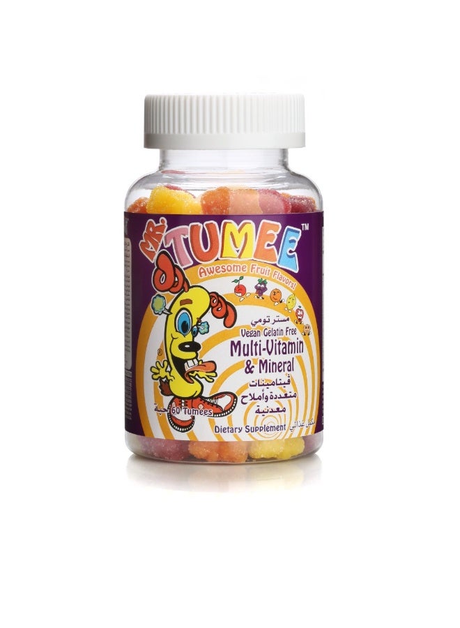 MR.TUMEE Mr. Tumee Multivitamin + Mineral Gummies – Complete Daily Nutrition for Kids (60 Gummies - 1 Month Supply)