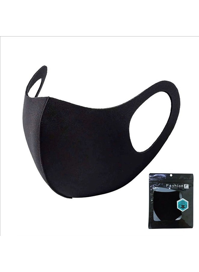 Breathable Dustproof Cold Black Ice Silk Face Mask For Men And Women - Image 1
