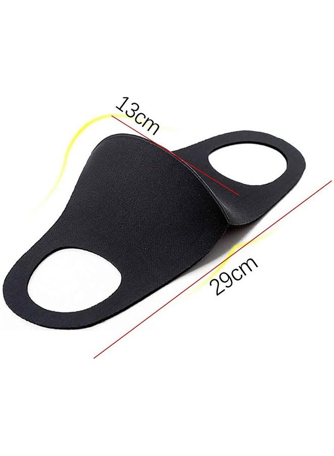 Breathable Dustproof Cold Black Ice Silk Face Mask For Men And Women - Image 2