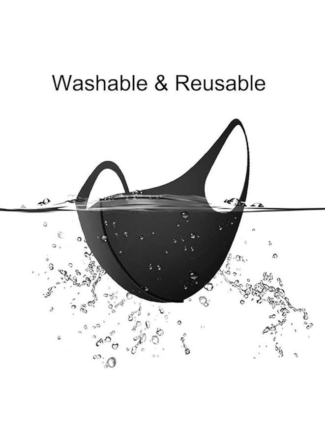 Breathable Dustproof Cold Black Ice Silk Face Mask For Men And Women - Image 4