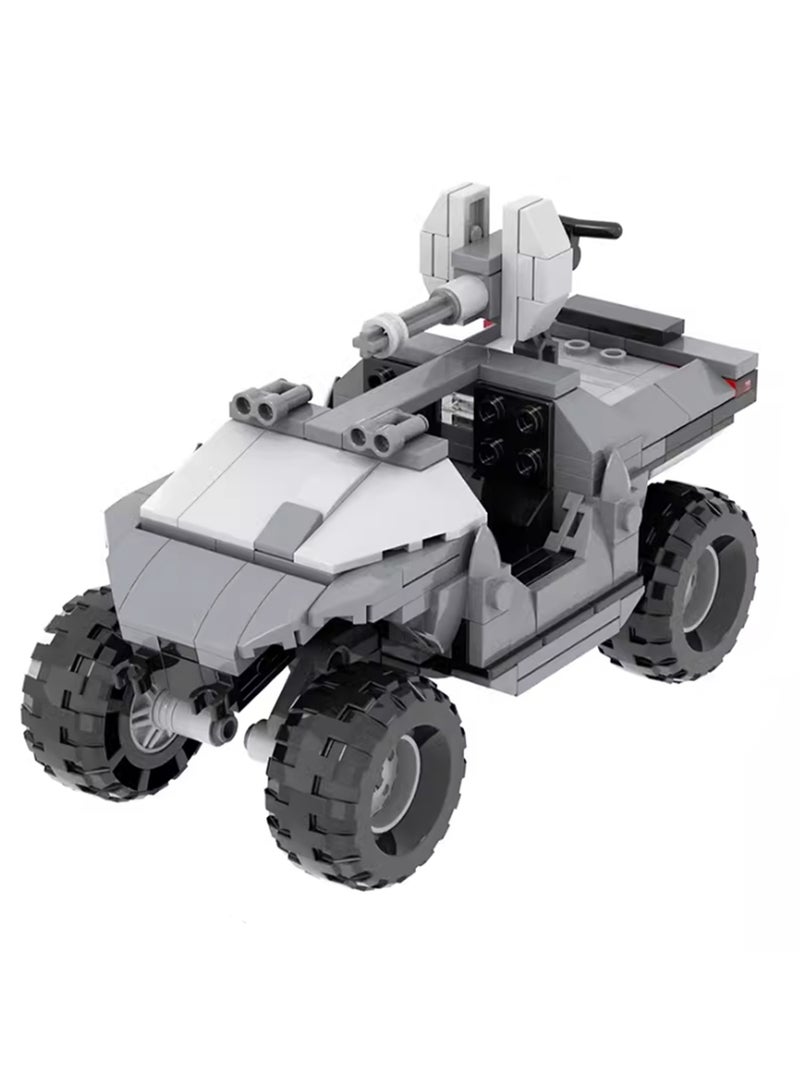 Creative Film, Television, Game And Animation Series Small Particle Assembly Building Blocks Assembly Model Ornaments (Halo Warthog 307Pcs) - Image 1