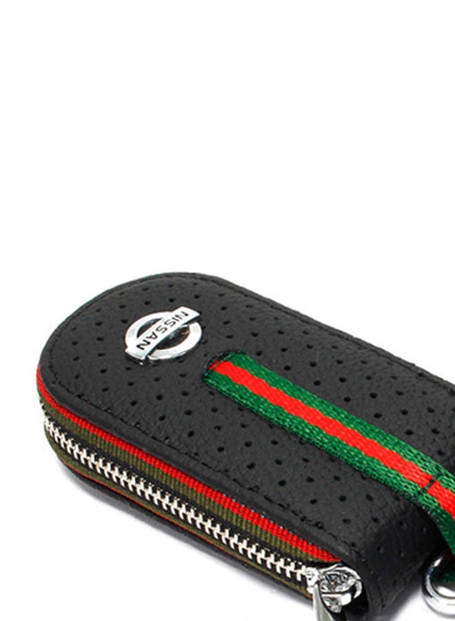 NIBEMINENT Nissan Logo Key Fob Case With Carabiner Hook  - Image 4