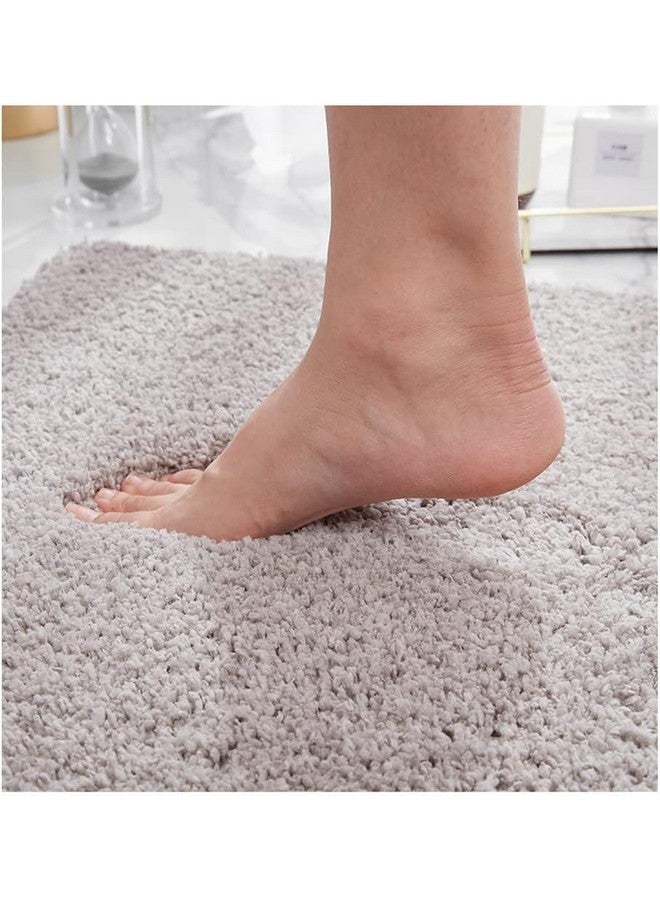 HaRvic Microfiber Anti-Slip Bathmat Set Super Absorbent Rectangular Shape Floor Door Mat Non-Slip Quick Dry Rugs Water Absorbing Bathroom Mat Door Mat For Home Bathroom Kitchen Size- 60 X 40Cm(Grey) - Image 5