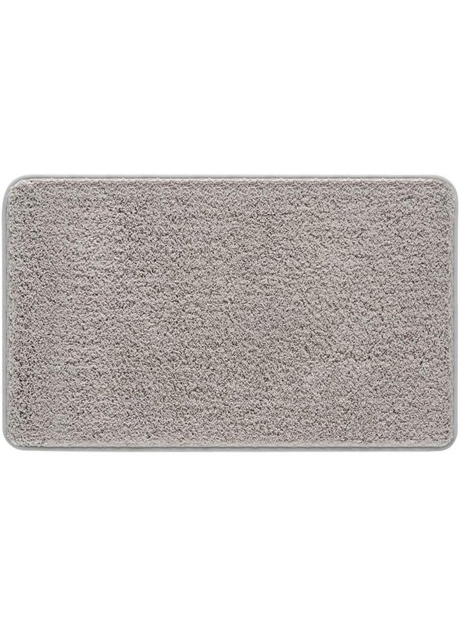 HaRvic Microfiber Anti-Slip Bathmat Set Super Absorbent Rectangular Shape Floor Door Mat Non-Slip Quick Dry Rugs Water Absorbing Bathroom Mat Door Mat For Home Bathroom Kitchen Size- 60 X 40Cm(Grey) - Image 3