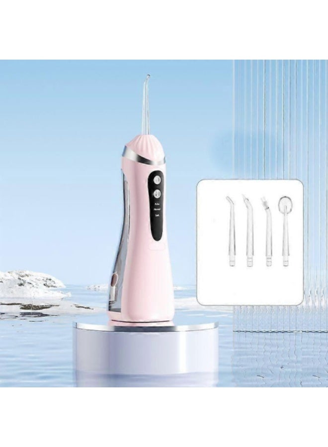 MUNTAQI Professional Oral Irrigator for Teeth Cleaning – Portable Water Flosser with 0.6mm Jet Stream, IPX6 Waterproof, 3 Gum Care Modes, Rechargeable Dental Water Jet for Home & Travel Use - Image 1