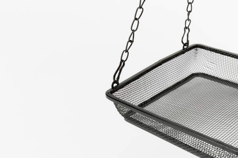 WOSIBO Hanging Feeder Seed Tray, Platform Metal Mesh , Outdoor Garden Decoration for Wild Backyard Attracting Birds - Image 3
