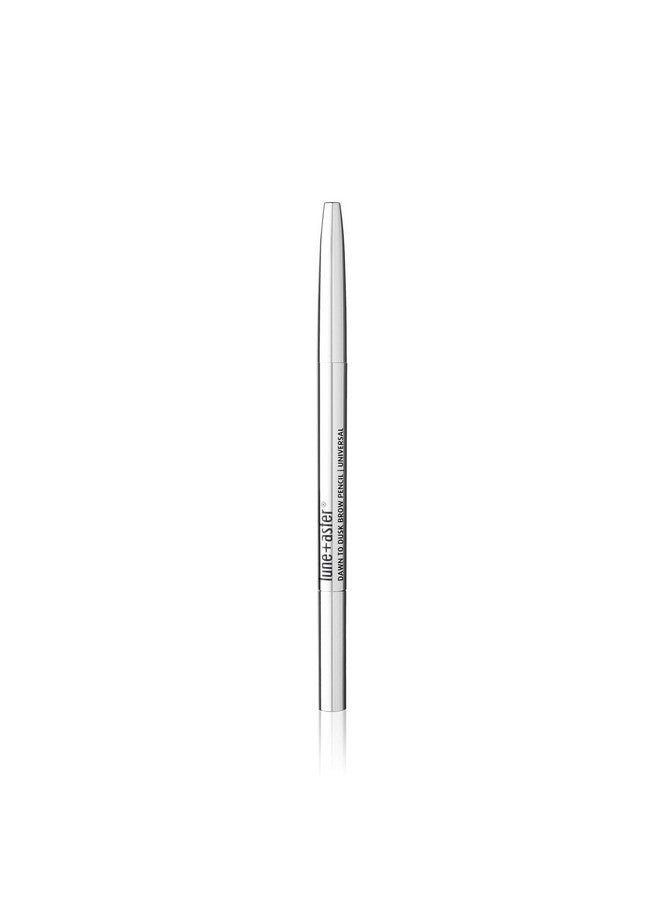 Lune+Aster Dawn to Dusk Brow Pencil- Brown - Universal, vegan brow pencil effortlessly shapes, fills and defines - Image 2