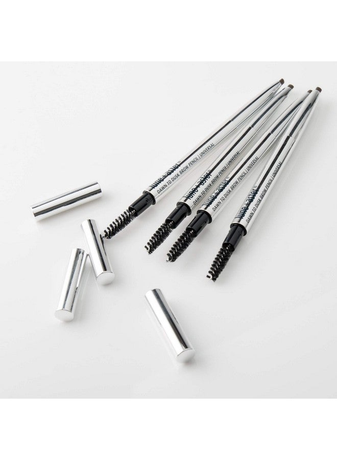 Lune+Aster Dawn to Dusk Brow Pencil- Brown - Universal, vegan brow pencil effortlessly shapes, fills and defines - Image 5