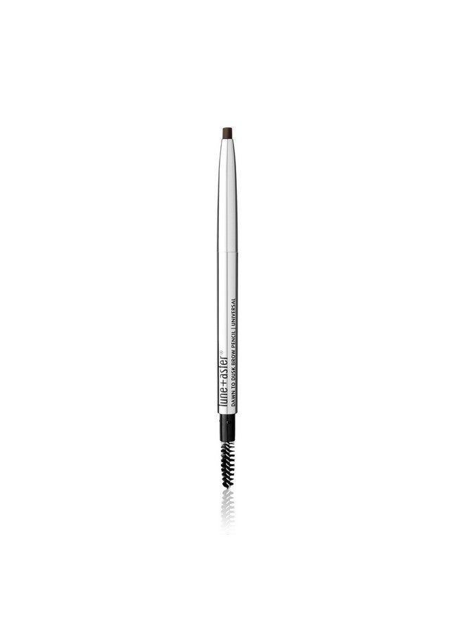 Lune+Aster Dawn to Dusk Brow Pencil- Brown - Universal, vegan brow pencil effortlessly shapes, fills and defines - Image 1