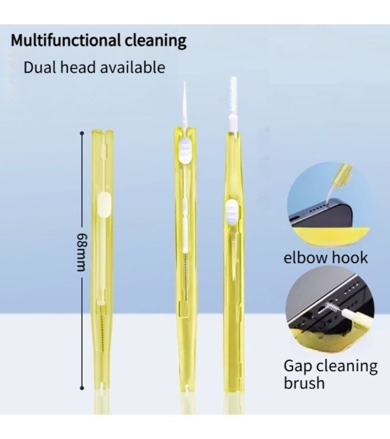 Purple Portable Phone Dust Brush 2 Pack Anti Static Cleaner - Image 3