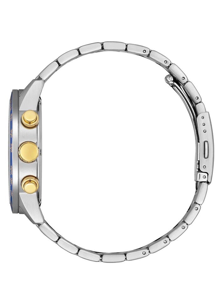 Citizen AN3686-53A Quartz Chronograph Wrist Watch for Men, 44 mm Diameter, Silver - Image 3