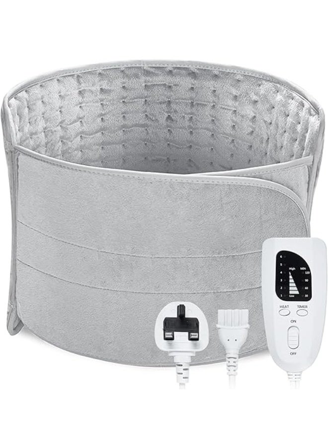 وسادات حرارية لتخفيف آلام الظهر، وسادة تدفئة كهربائية ممتدة 55×12 إنش للكتف، مع 6 مستويات حرارة و4 إعدادات مؤقت، إيقاف تلقائي - Image 1