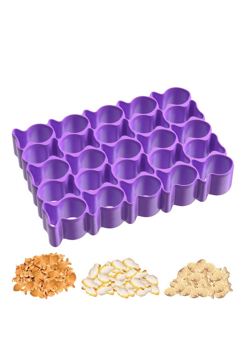 Zikra Fish Cracker Cookie Cutter, Biscuit Cutters, 25Pcs Mini Fish Biscuit Cutter, Gold Fish Cutter for Crackers, Plastic Tiny Treats Baking Mold For Fish Shaped Foods for Children Boys Girls - Image 1