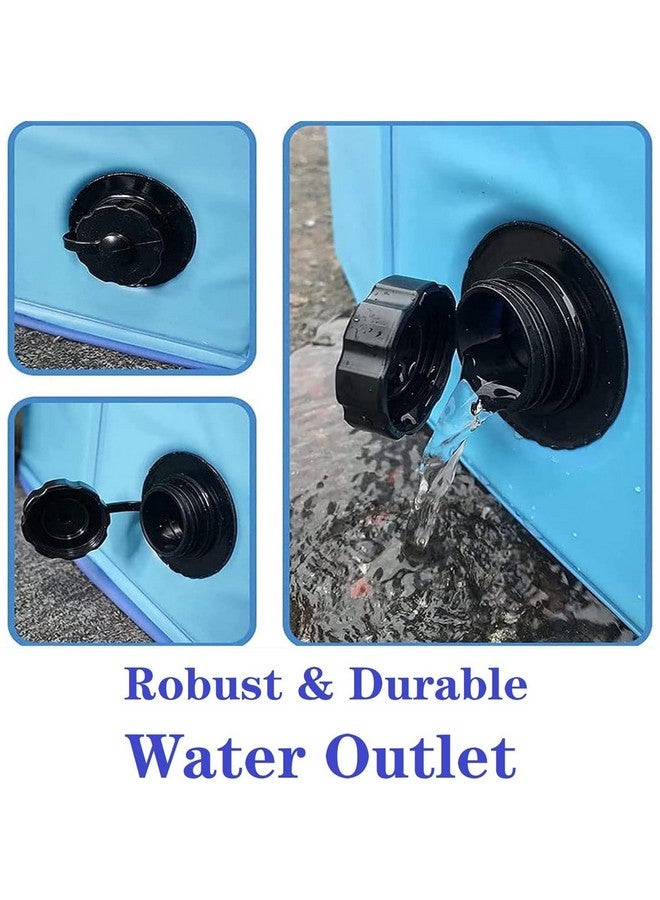 Emily Pets Foldable Dog Pool, Collapsible Hard Plastic Dog Swimming Pool, Portable Bath Tub for Pets Dogs and Cats, Pet Wading Pool for Indoor and Outdoor, 47.2 x 11.8 Inches - Image 5