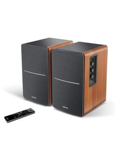 اديفير مكبرات صوت بلوتوث نشطة من Edifier R1280DBs - مدخل بصري - مكبر صوت شاشة استوديو لاسلكي 2.0 - 42 وات RMS مع مخرج مضخم صوت - حبيبات خشبية  - Image 2