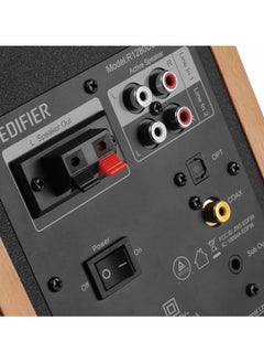 اديفير مكبرات صوت بلوتوث نشطة من Edifier R1280DBs - مدخل بصري - مكبر صوت شاشة استوديو لاسلكي 2.0 - 42 وات RMS مع مخرج مضخم صوت - حبيبات خشبية  - Image 5