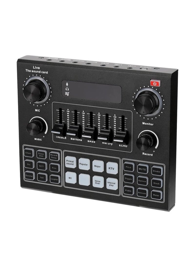 Generic Full Set Of V9 Sound Card With BM-800 Condenser Microphone Capacitor Recording Microphone Sound Card  - Image 2