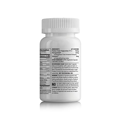Unived Basics D3+K2 (MK-7) | Vitamin D3 600 IU & Vitamin K2-7 (MenaquinGold) 55mcg | Immunity, Heart, Muscle, & Bone Health | Plant-Based & Natural | 30 Capsules - Image 3