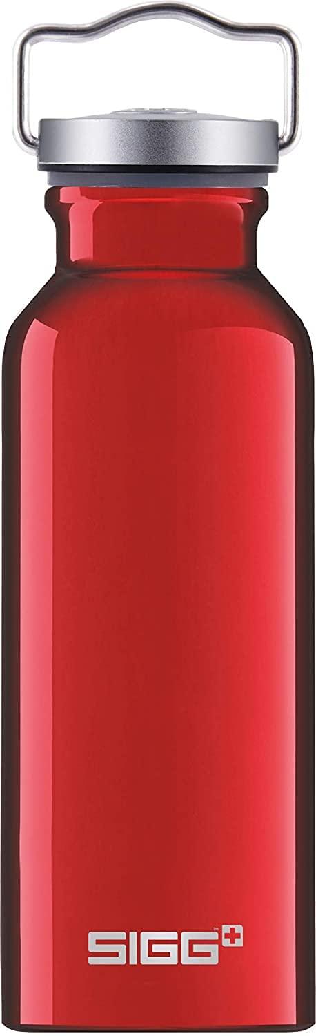 Sigg - Cooper Aluminum Water Bottle - Original Red - With Screw Cap - Leakproof - Lightweight - BPA Free - 17 Oz - Image 1