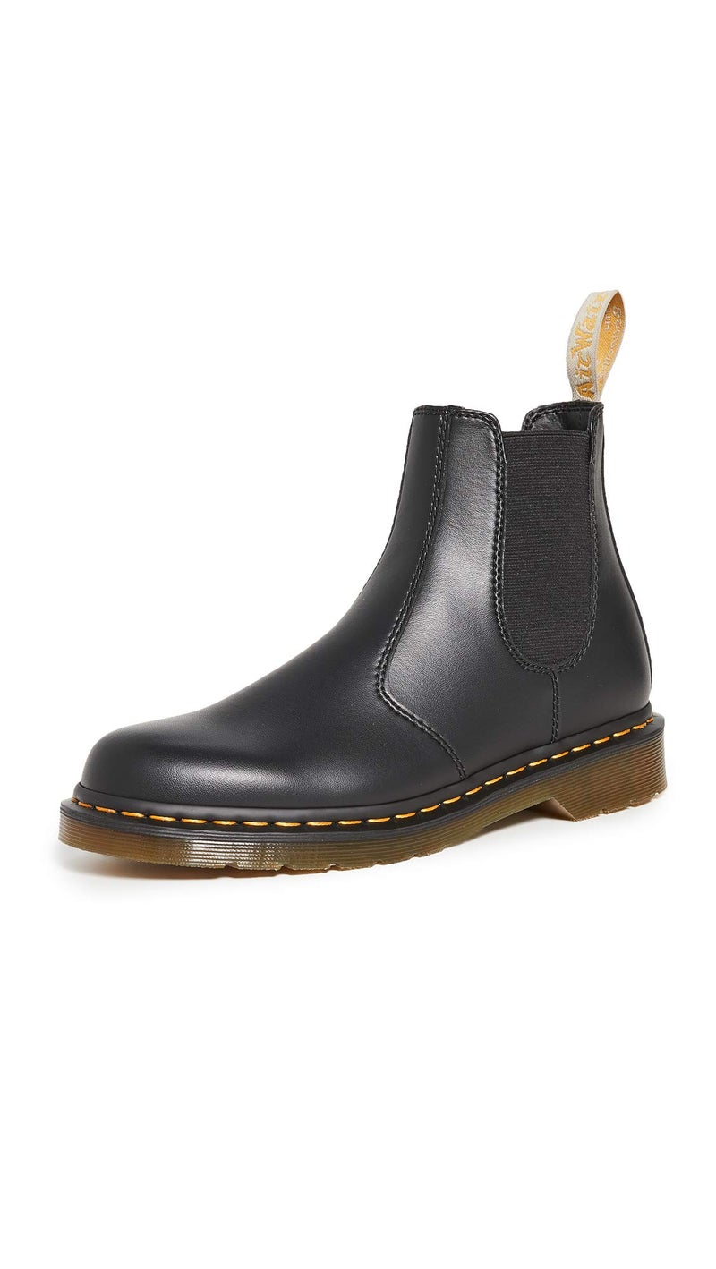 Dr Martens Dr. Martens Men's 2976 Felix Rub Off Chelsea Boot, Black, 9 Men/10 Women US - Image 1