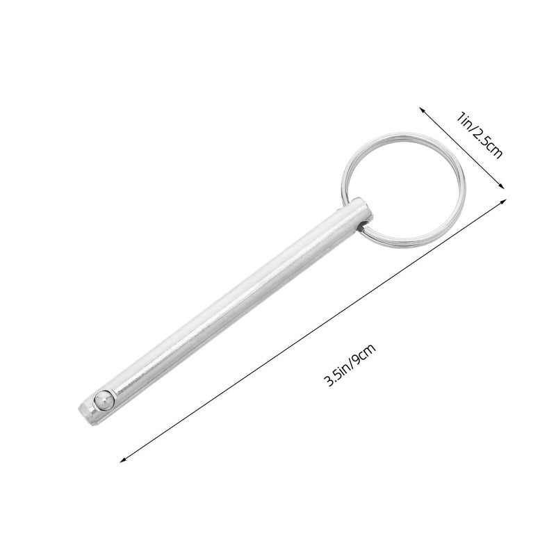 Ring Quick Release Coupler 10 Pcs 6x70mm Lawn Mower Hitch Pin Towbar - Image 3