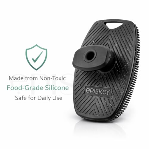 Episkey Silicone Body Scrubber for Bath, Soft Exfoliating Shower Scrubber with Lather Boosting Bristles & Ergonomic Non-Slip Handle, Hygienic Body Exfoliator for Men & Women - Image 5
