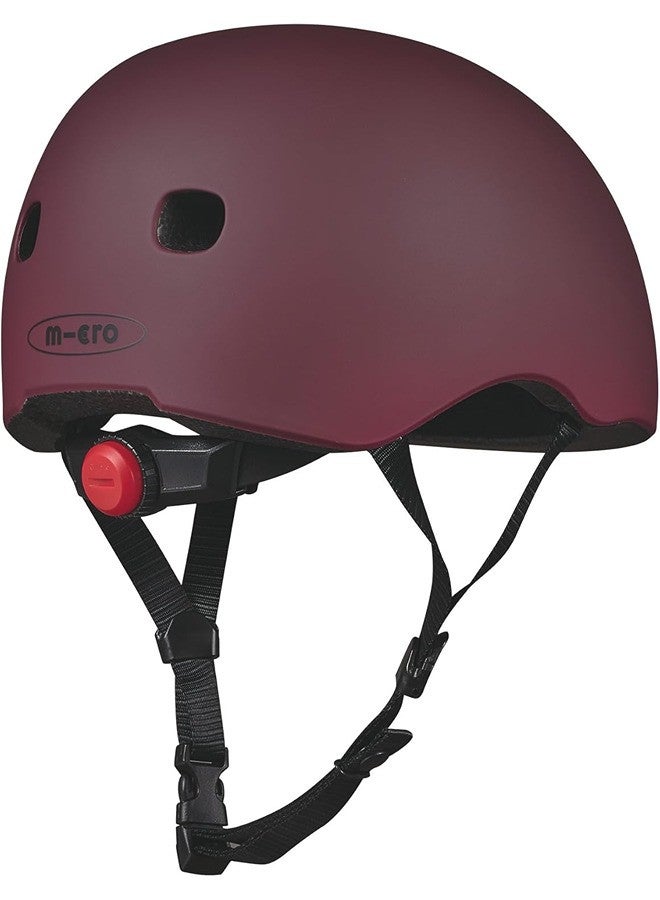 Micro خوذة أطفال صغيرة خريفية بنية (متوسطة) | خوذة أطفال | خوذ سكوتر للأطفال | خوذة رياضية للأطفال | خوذة بحزام قابل للتعديل | خوذة ركوب للأطفال | سلامة الأطفال | خوذة للأطفال - Image 4