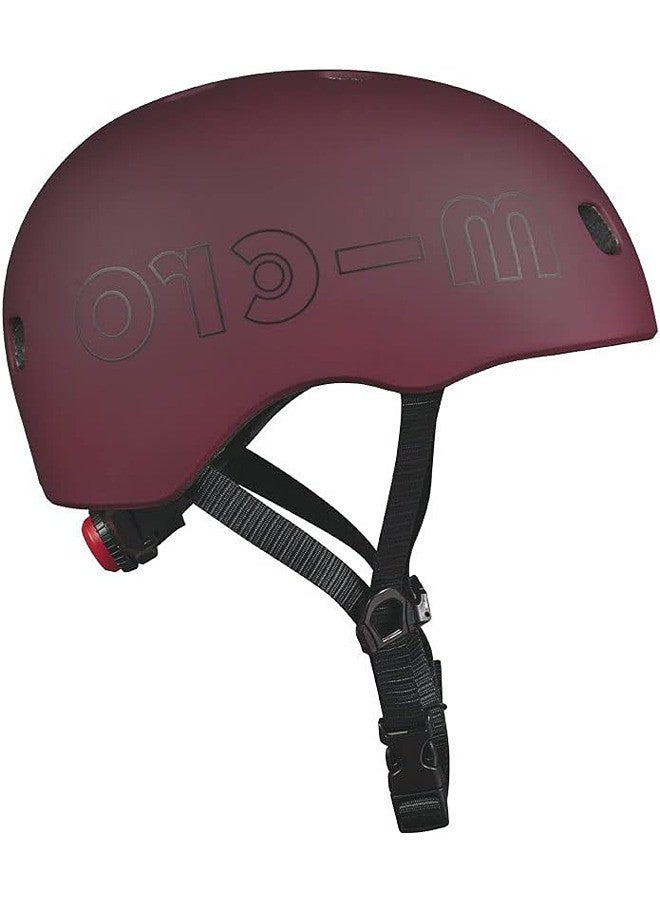 Micro خوذة أطفال صغيرة خريفية بنية (متوسطة) | خوذة أطفال | خوذ سكوتر للأطفال | خوذة رياضية للأطفال | خوذة بحزام قابل للتعديل | خوذة ركوب للأطفال | سلامة الأطفال | خوذة للأطفال - Image 1