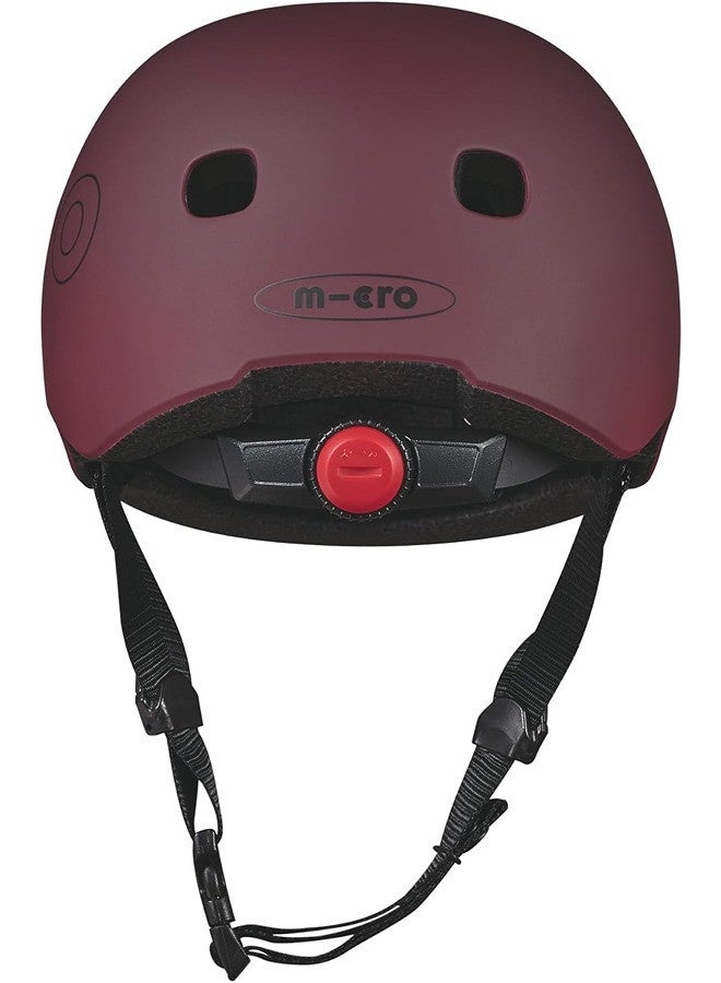 Micro خوذة أطفال صغيرة خريفية بنية (متوسطة) | خوذة أطفال | خوذ سكوتر للأطفال | خوذة رياضية للأطفال | خوذة بحزام قابل للتعديل | خوذة ركوب للأطفال | سلامة الأطفال | خوذة للأطفال - Image 2