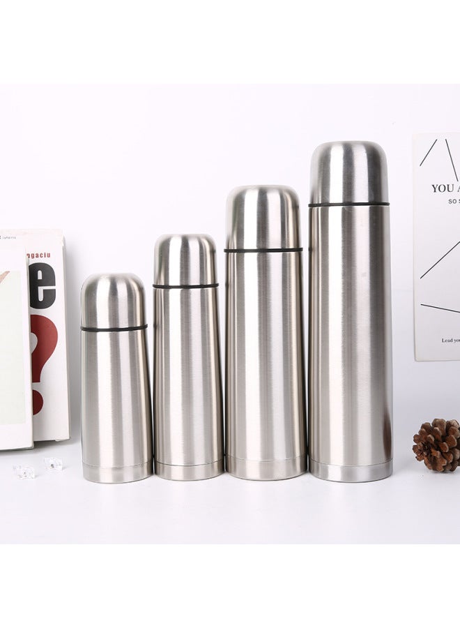 Bullet Thermos 304 Stainless Steel Thermos Cold Insulation Double Vacuum Business Cup Large Capacity Gift Outdoor