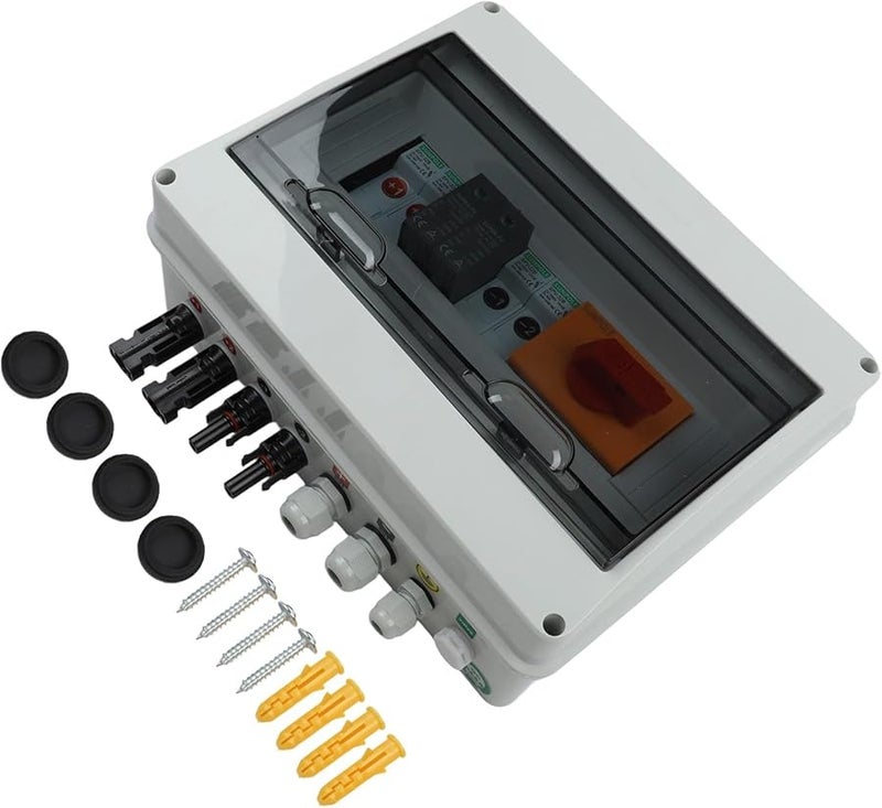 IP65 Waterproof 1000V 2 In 1 Out PV Combiner Box For Solar Photovoltaic Array - Image 3