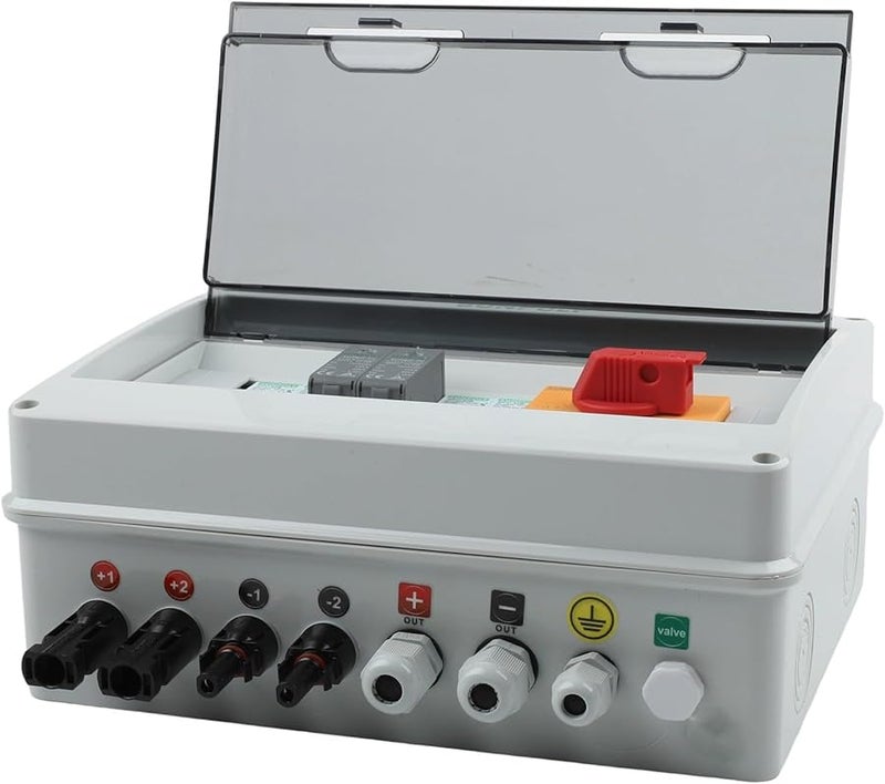 IP65 Waterproof 1000V 2 In 1 Out PV Combiner Box For Solar Photovoltaic Array - Image 4