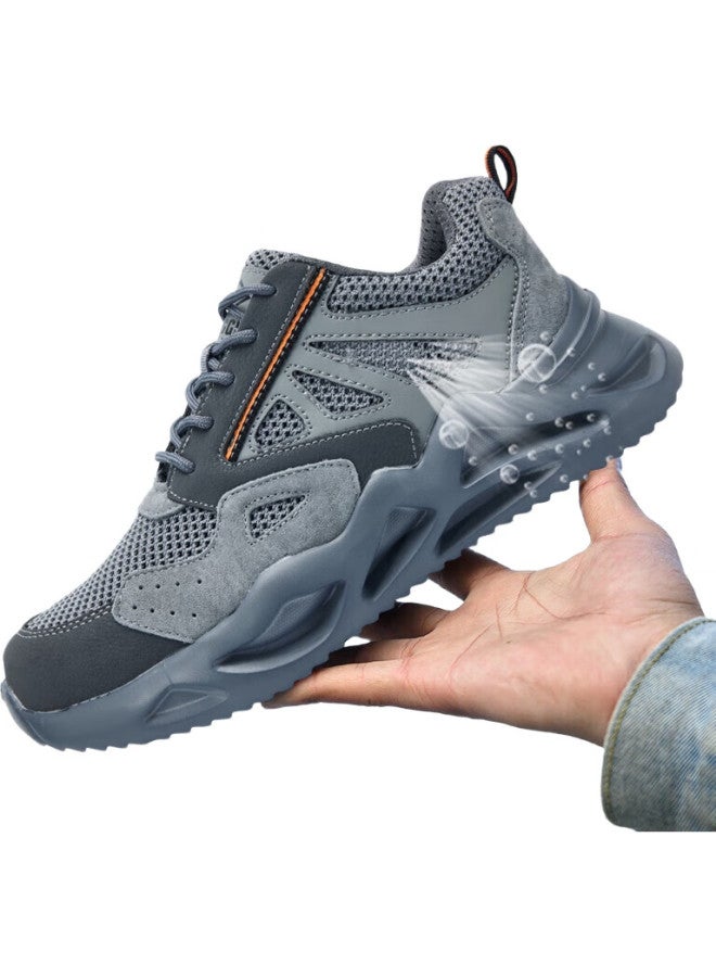 Dinggu أحذية أمان للرجال، قابلة للتنفس، مقاومة للروائح في مواقع البناء، معزولة للكهربائيين، مضادة للسحق، مضادة للثقب، مقدمة فولاذية، خفيفة الوزن، 1055Huidw40 - Image 3