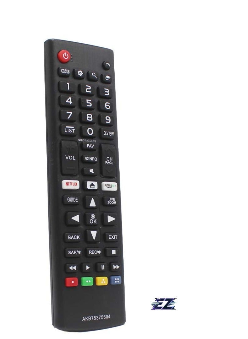 PopZa AKB75375604 Replacement Remote Control for LG 4K Smart LED LCD TV - New, Fully Compatible, No Setup Required, Battery Included, Easy to Use - Image 2