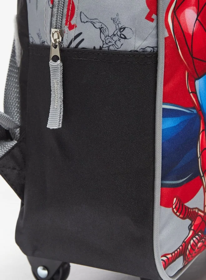 MARVEL Spider-Man Print Backpack with Retractable Handle