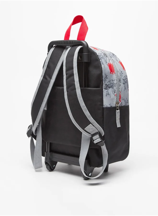 مارفل Spider-Man Print Backpack with Retractable Handle