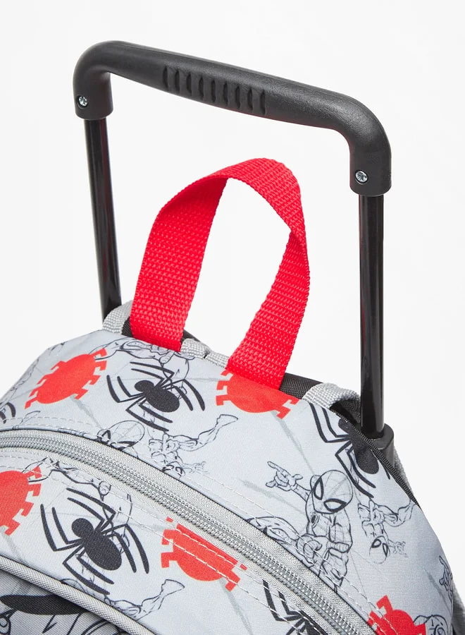MARVEL Spider-Man Print Backpack with Retractable Handle