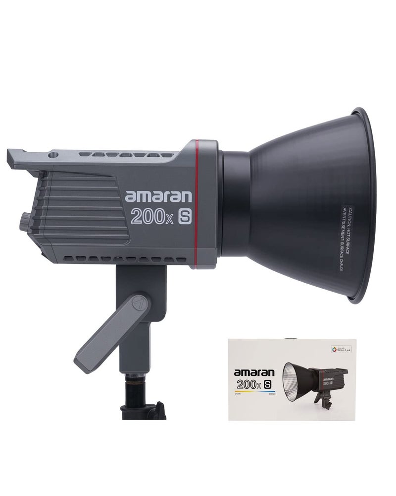 Aputure amaran 200x S 200W Bi-Color LED Video Light,Bluetooth App Control Studio Light,DC/AC Power Supply Bowens Mount Silent Fan Photography Lighting(amaran200xs) - Image 1