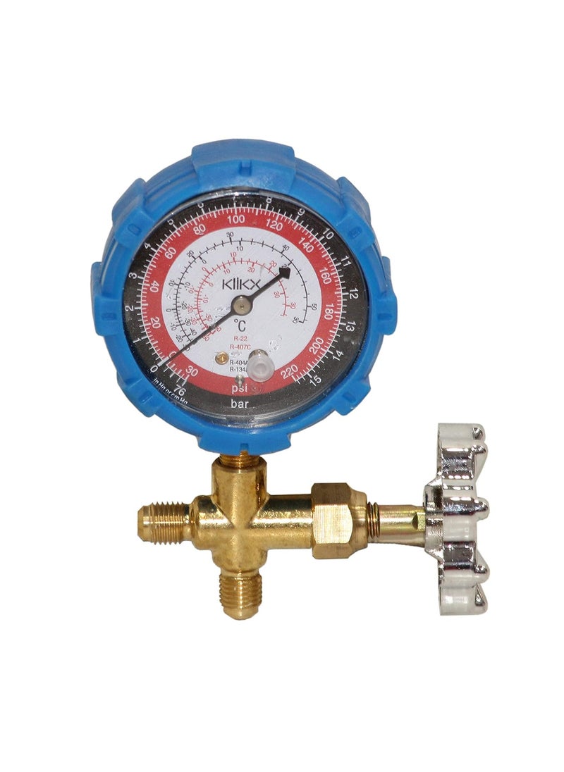 Digital Craft Digital Craft 220PSI Air Conditioner Manifold Digital Pressure Gauge Valve Pressure Gauge Refrigeration Fluorine Tool Table R404 R22 R12 R134 Refrigerant Filling  - Image 1