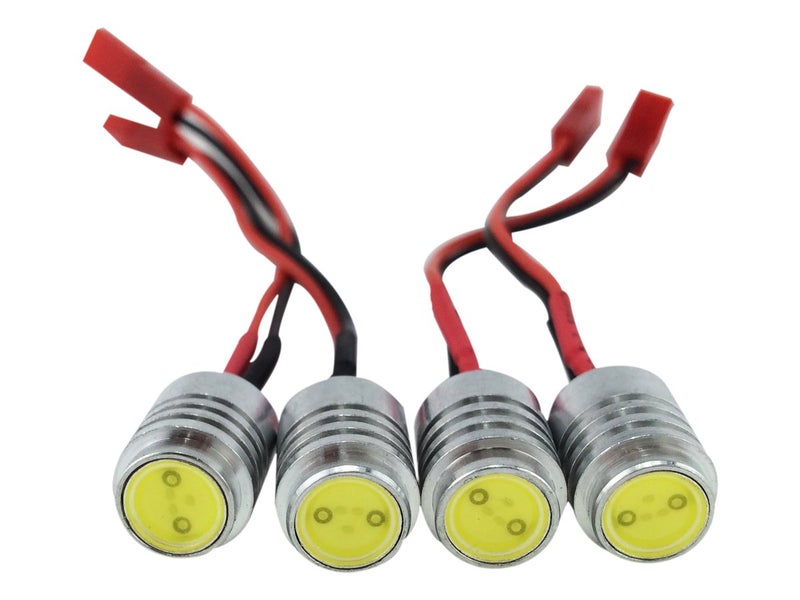 usmile RC Night Flying 12V 15W Super Bright RC LED Head Lights Drone LED Light Illuminator for Carbon Fiber Quadcopter Frame Multirotor QAV250 ZMR250 QAV180 ZMR180 FPV Quadcopter4pcs - Image 4