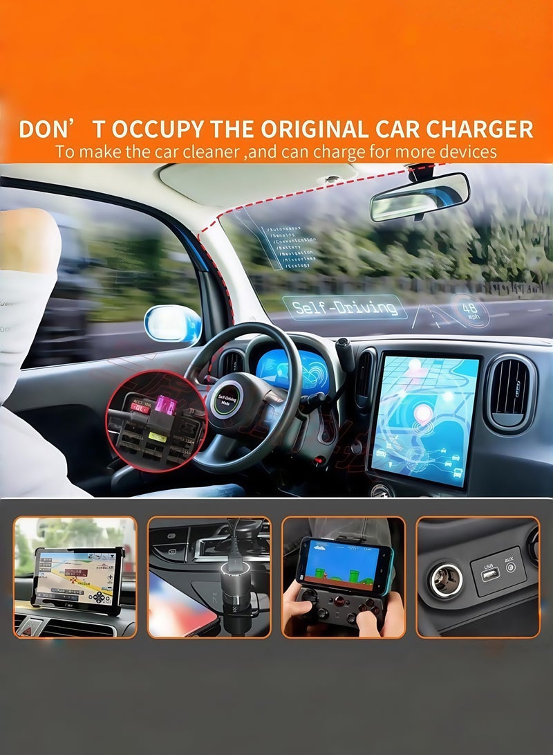 Generic Dedicated Voltage Step-Down Cable for Dash Cam, Type C USB Hard Wire Kit 12V-24V to 5V Hardwire Kit with Low Voltage Protection 13ft/320cm Car Dash Camera Charger Power Cord for Dashcam Supply Radar Detectors  - Image 4