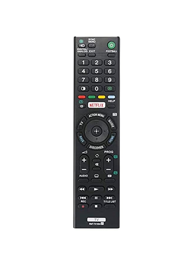Zaboon New Rmt-Tx100A Remote Control Fit For Sony Bravia Tv Kd-65X8500C Kd-75X8500C Kd-55X8500C Kd-49X8500C Kd-49X8300C Kd-43X8500C Kd-43X8300C Kd-65X9300C Kd-75X9400C Kd-55X9300C Kd-65X9000C Kd-75X9100C