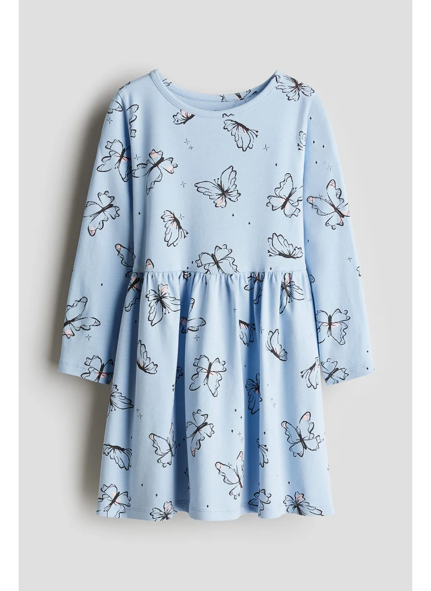 H&M Printed Cotton Dress