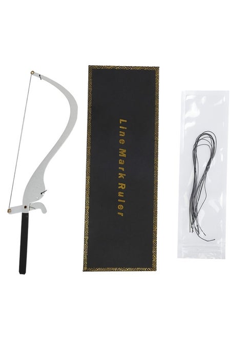 The Bow And Arrow Eyebrow Thrush Set, Durable Safe Bow And Arrow Applicator, Smudge-proof Ergonomic Innovative Eyebrow Thrush Set, (Silver Bow And Arrow Thrush Artifact)