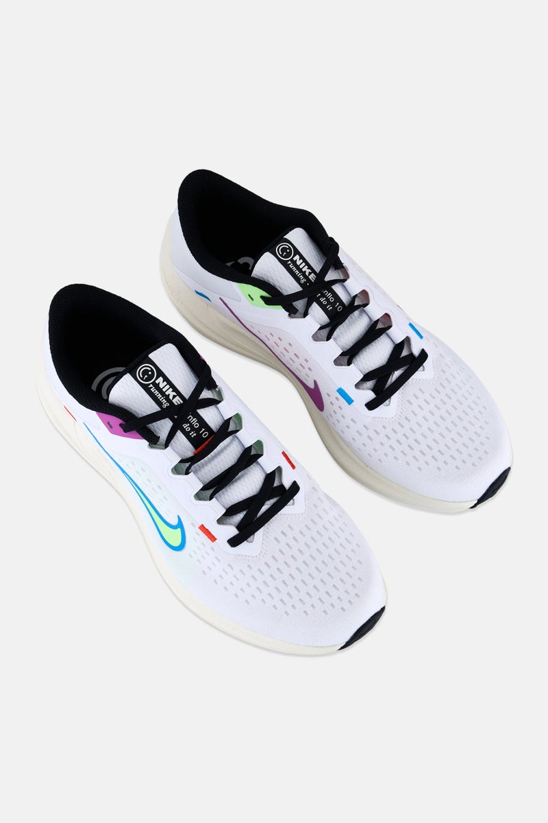 Nike Men Air Winflo 10 SE Lace Up Training Shoes, White  - Image 4