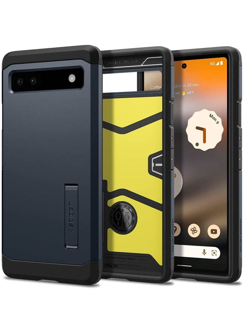 VRS Design Tough Armor Case Cover for Google Pixel 6a (2022) with Extreme Impact Foam - Metal Slate  - Image 1