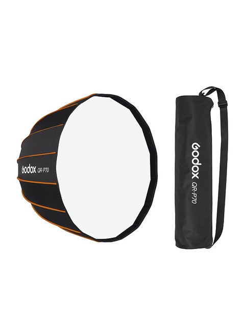 Professional Parabolic Softbox 70cm Diffuser Bowens Mount with Carrying Bag for Studio Photography