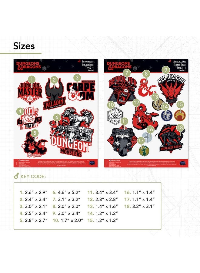 Desert Cactus Dungeons & Dragons Stickers D&D Decal Laptop Water Bottle Car Scrapbook Vinyl Decorations Birthday Favor Party Supplies (21) - Image 4