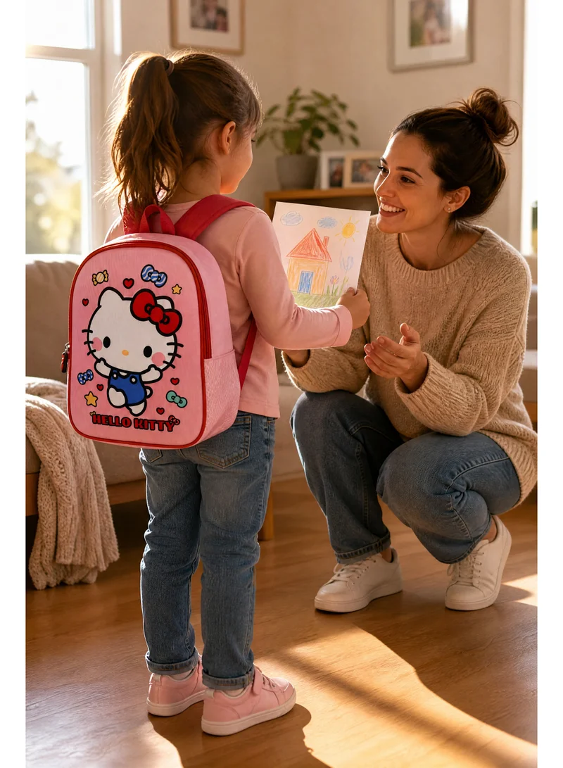 سانريو Sanrio Hello Kitty Toddler EVA Backpack 12" | Lightweight Hard Shell School Backpack for Kids | Cute Hello Kitty Travel & Preschool Bag | Durable EVA Backpack for Girls