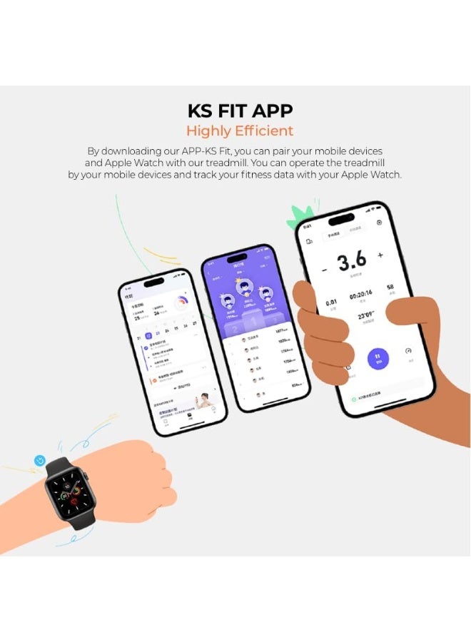 كينج سميث Kingsmith WalkingPad G1 Foldable Treadmill - Smart Home Walking Machine - Image 3